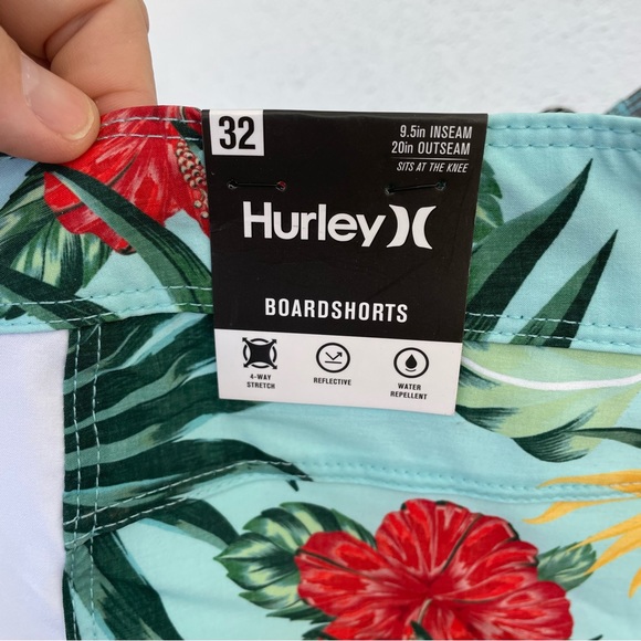 Hurley Hawaiian Board Shorts 32 - Picture 10 of 13